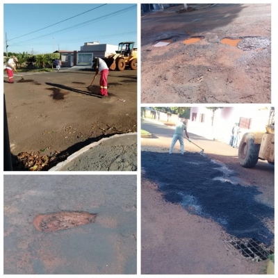 A Prefeitura de Lupionópolis, por meio da Secretaria de Obras, iniciou a operação tapa-buracos.