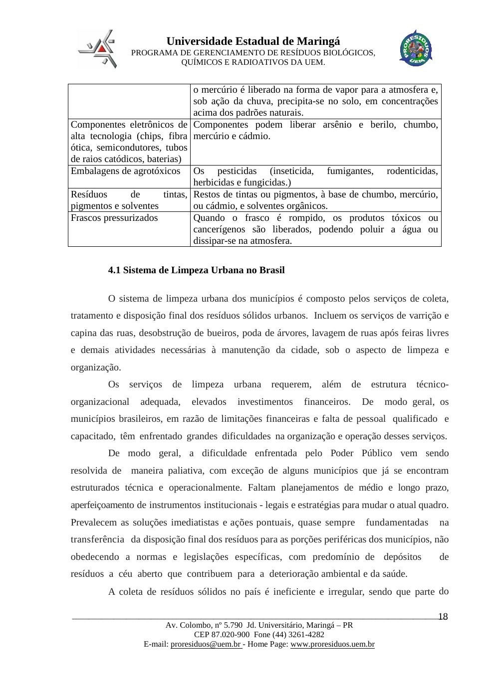 Página 18 do PMGIRSU de Lupiónopolis