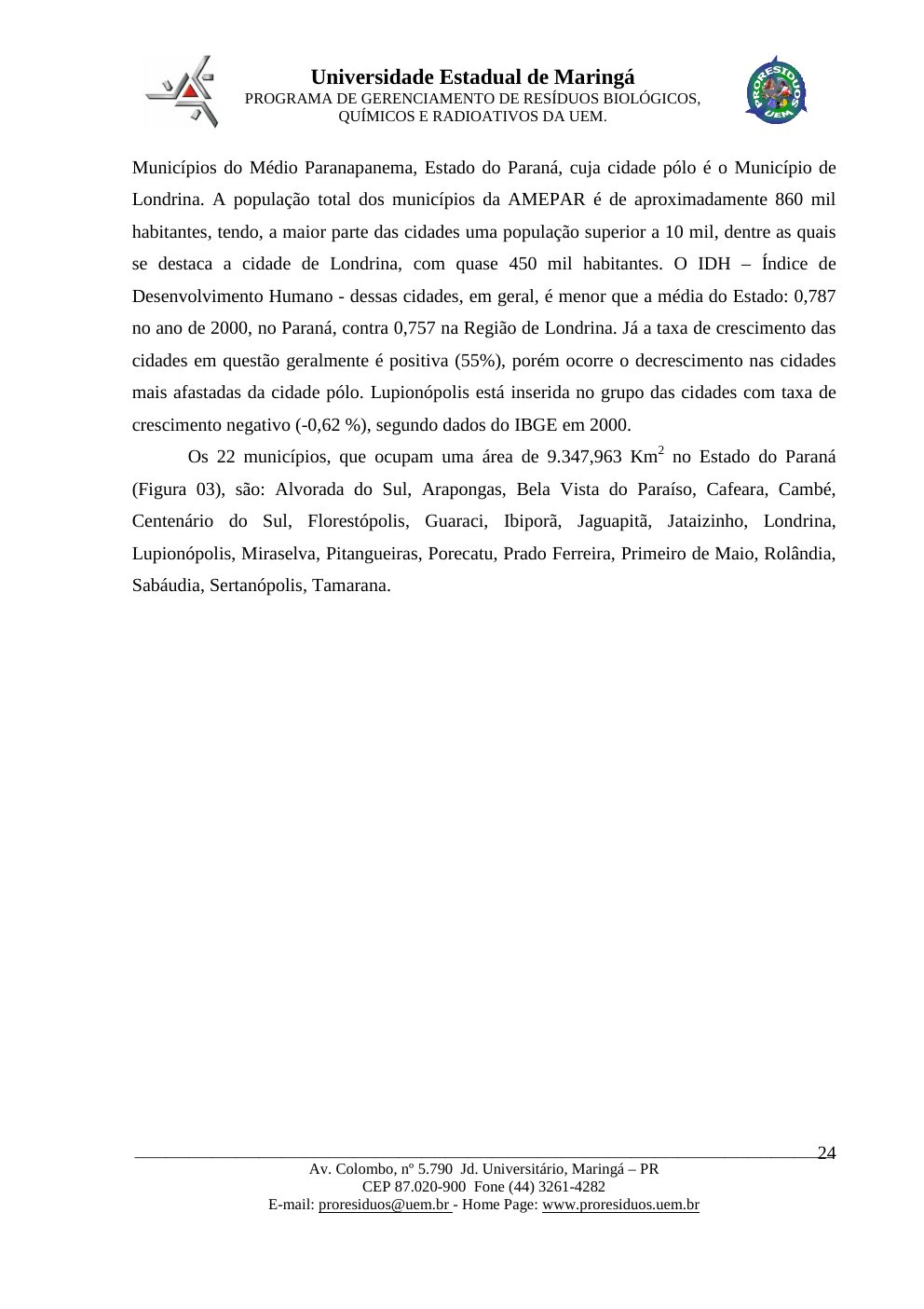 Página 24 do PMGIRSU de Lupiónopolis