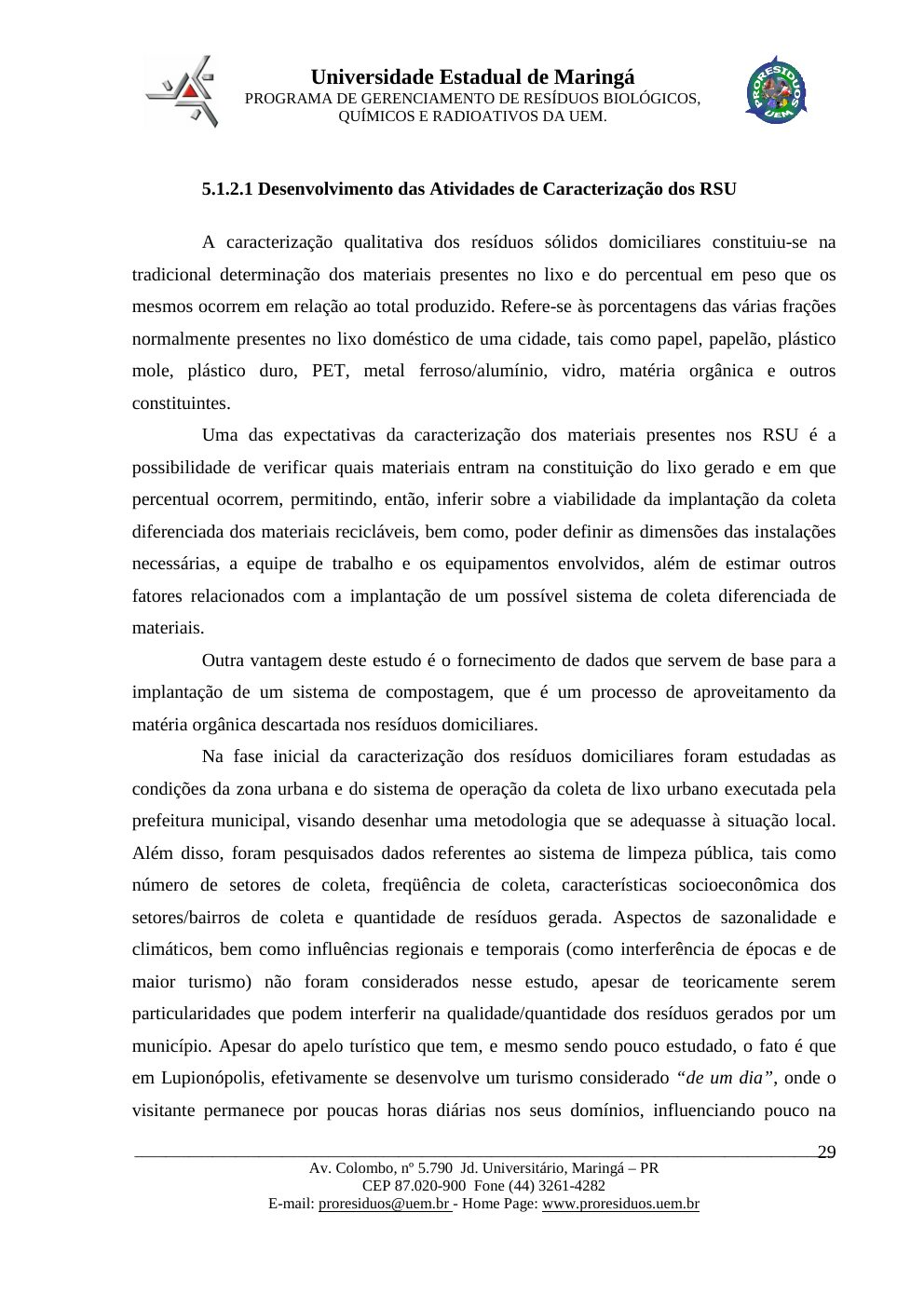 Página 29 do PMGIRSU de Lupiónopolis