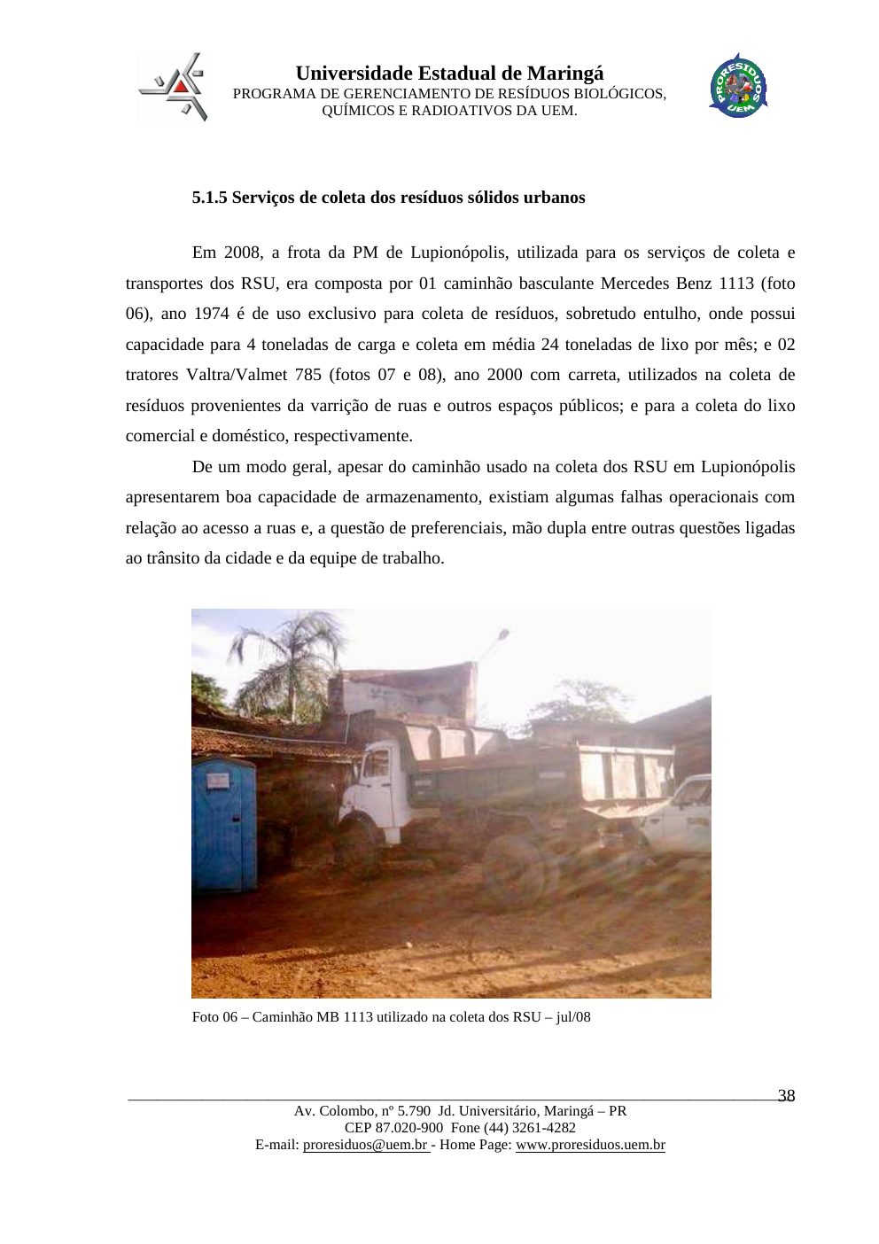 Página 38 do PMGIRSU de Lupiónopolis