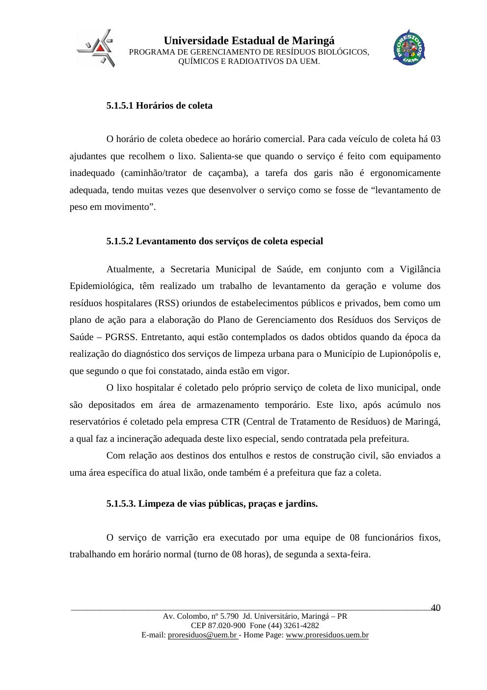 Página 40 do PMGIRSU de Lupiónopolis