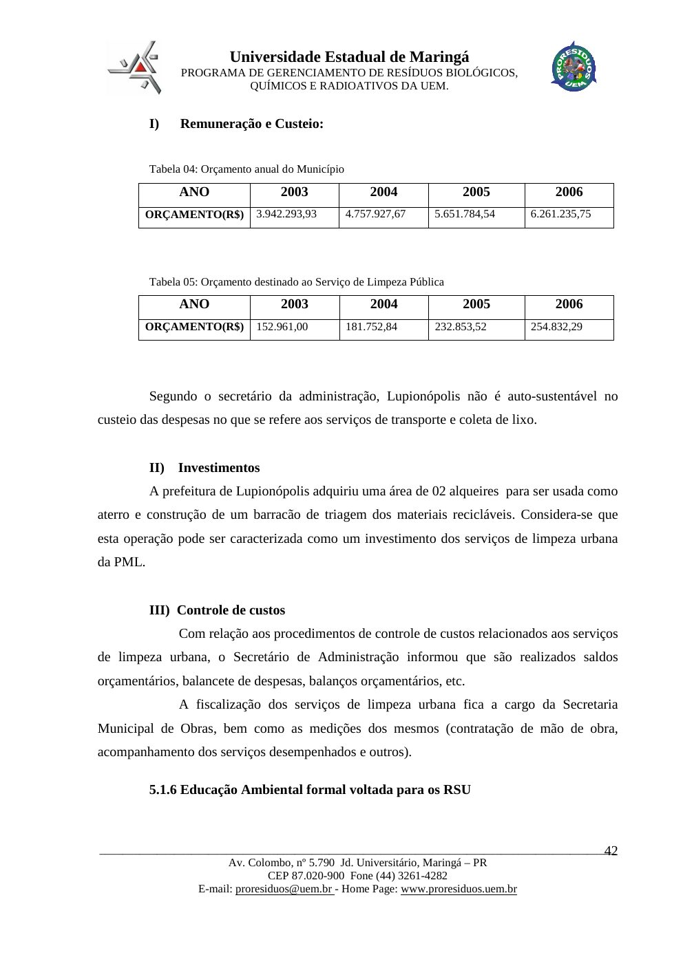 Página 42 do PMGIRSU de Lupiónopolis